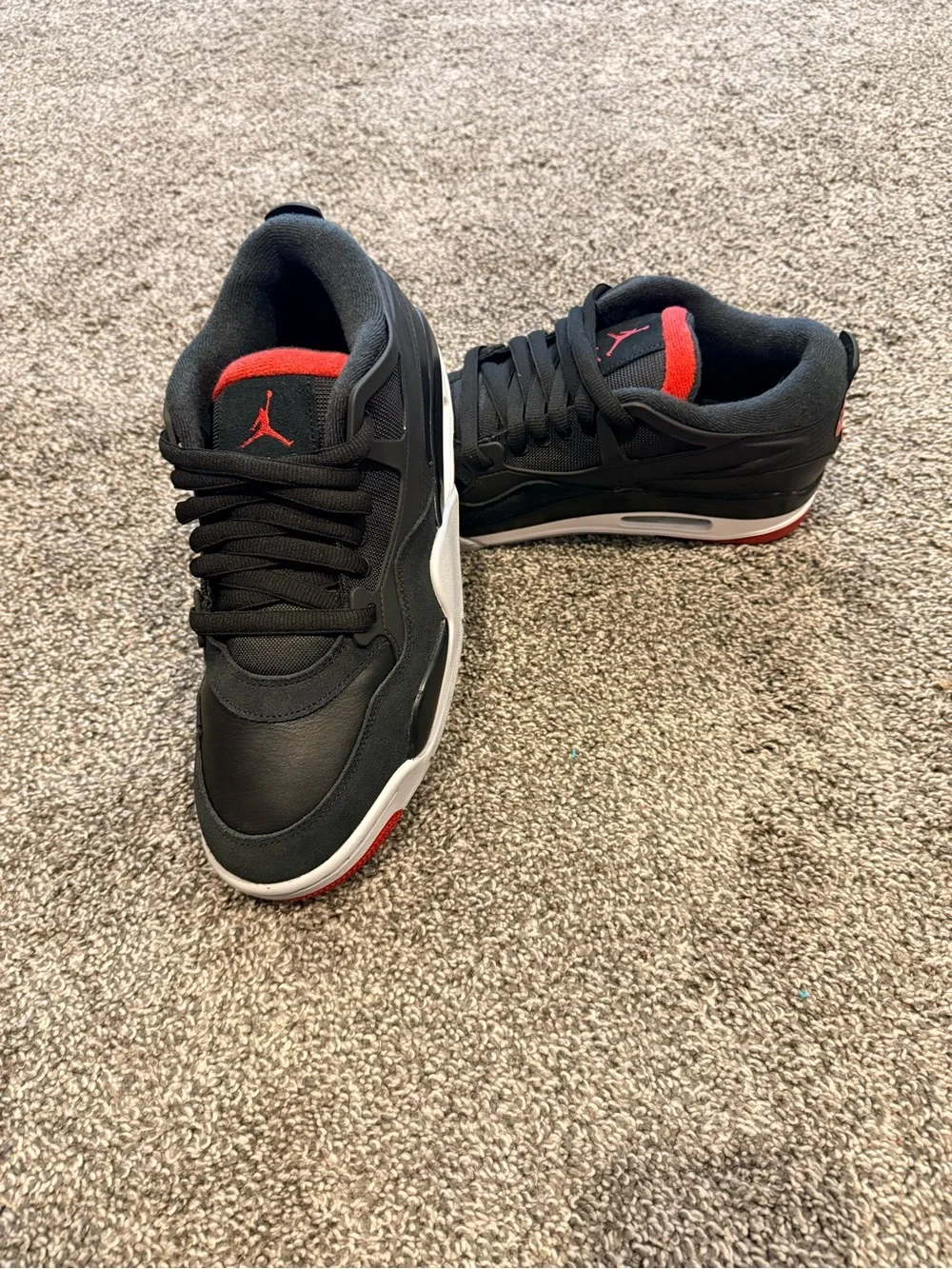 NEW - Size 10.5M - Nike Air Jordan 4 RM Bred Sneakers - FQ7939-061